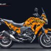 Decal Stiker KAWASAKI VERSYS 250 TIGER CAMOUFLAGE V4